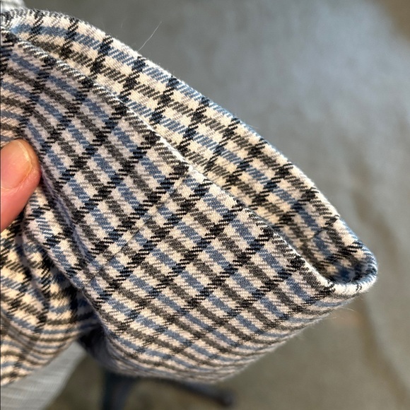 A New Day Blue & Charcoal Plaid Single Breast Blazer - Picture 6 of 13